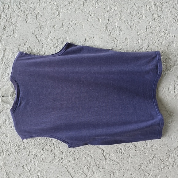 Vintage 90's Nike Navy Sleeveless Shirt T-Shirt Size Large - Picture 4 of 8